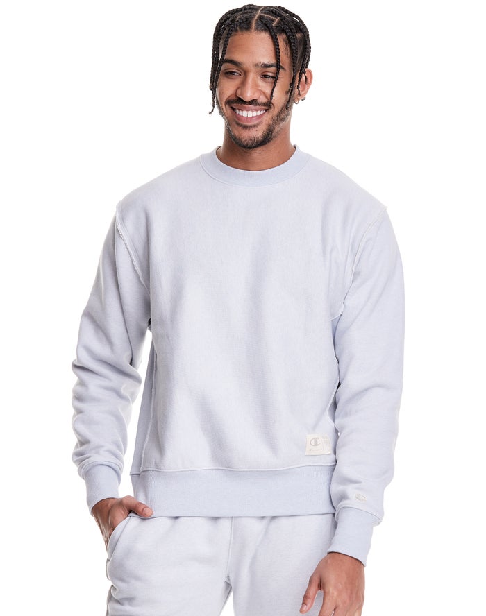 Champion Sweatshirt Heren - Grijs - Natural State Reverse Weave Crew ( 283461-XCT )